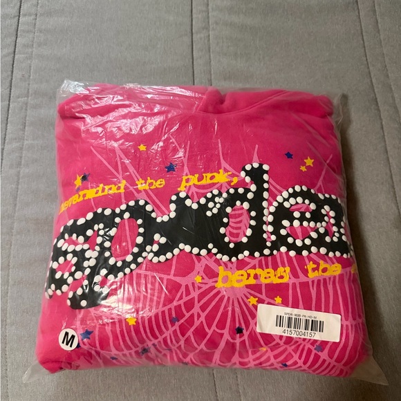 SP5DER Hot Pink Hoodie